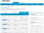 Die neue Empfangsübersicht auf myHermes.de nimmt bis zu 50 Hermes-Sendungen auf und ermöglicht dem Nutzer deren komfortable Verwaltung.