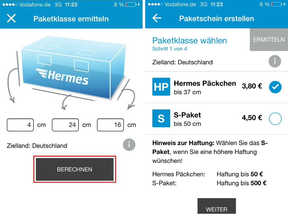 Einfach Und Uberall Paketschein Erstellen Mit Der Hermes App