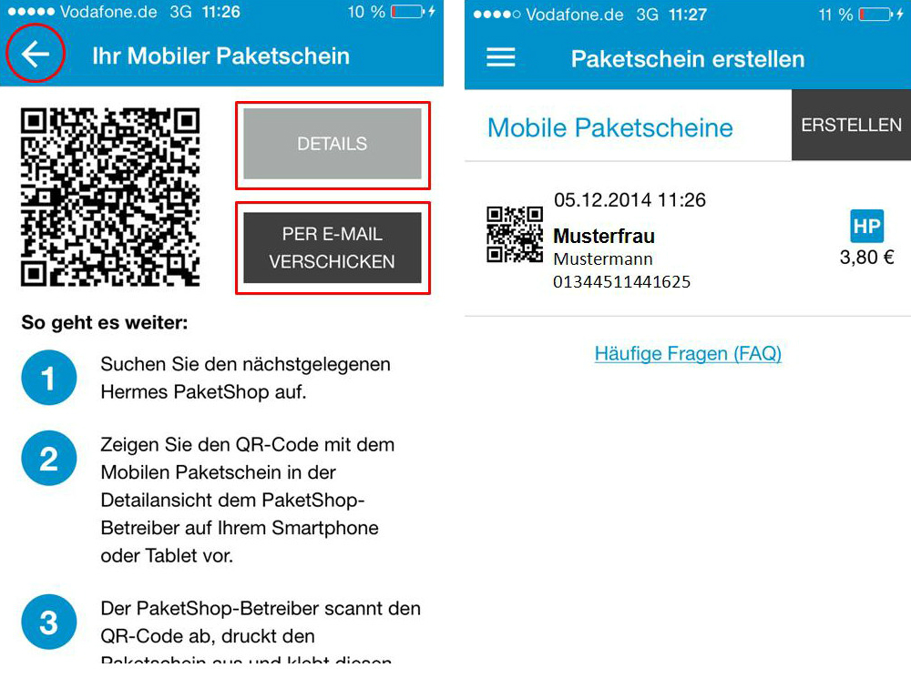 Einfach Und Uberall Paketschein Erstellen Mit Der Hermes App