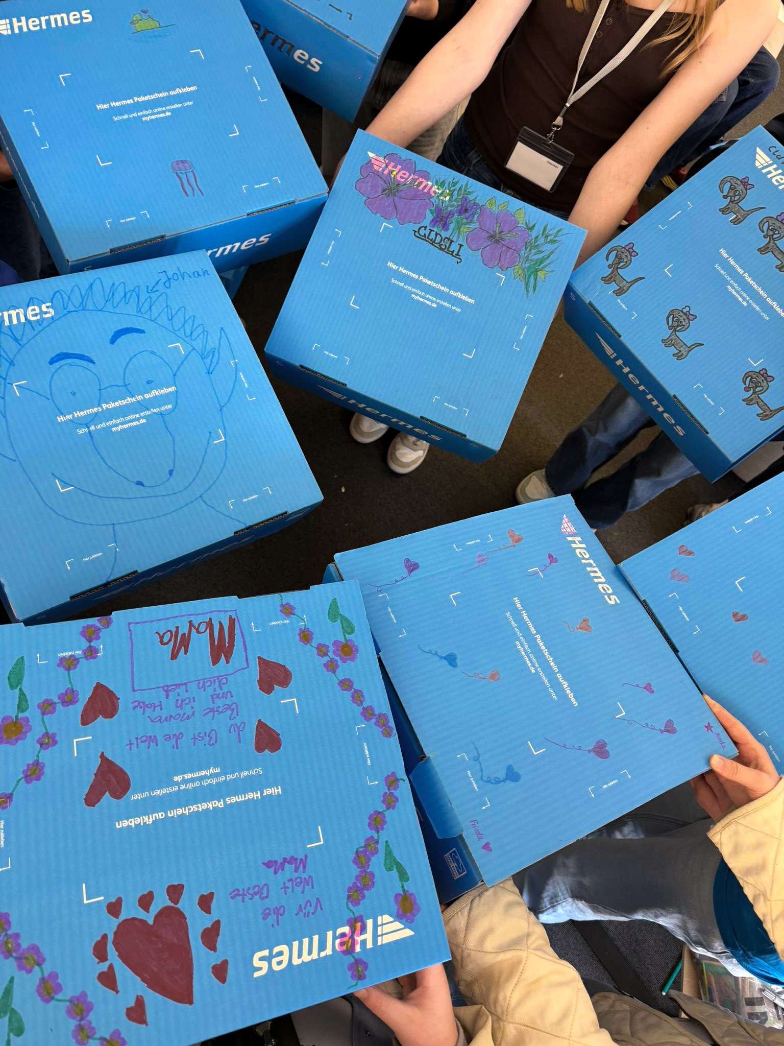 Zukunftstag 2026: Schüler*innen gestalten ihr eigenes Hermes Paket