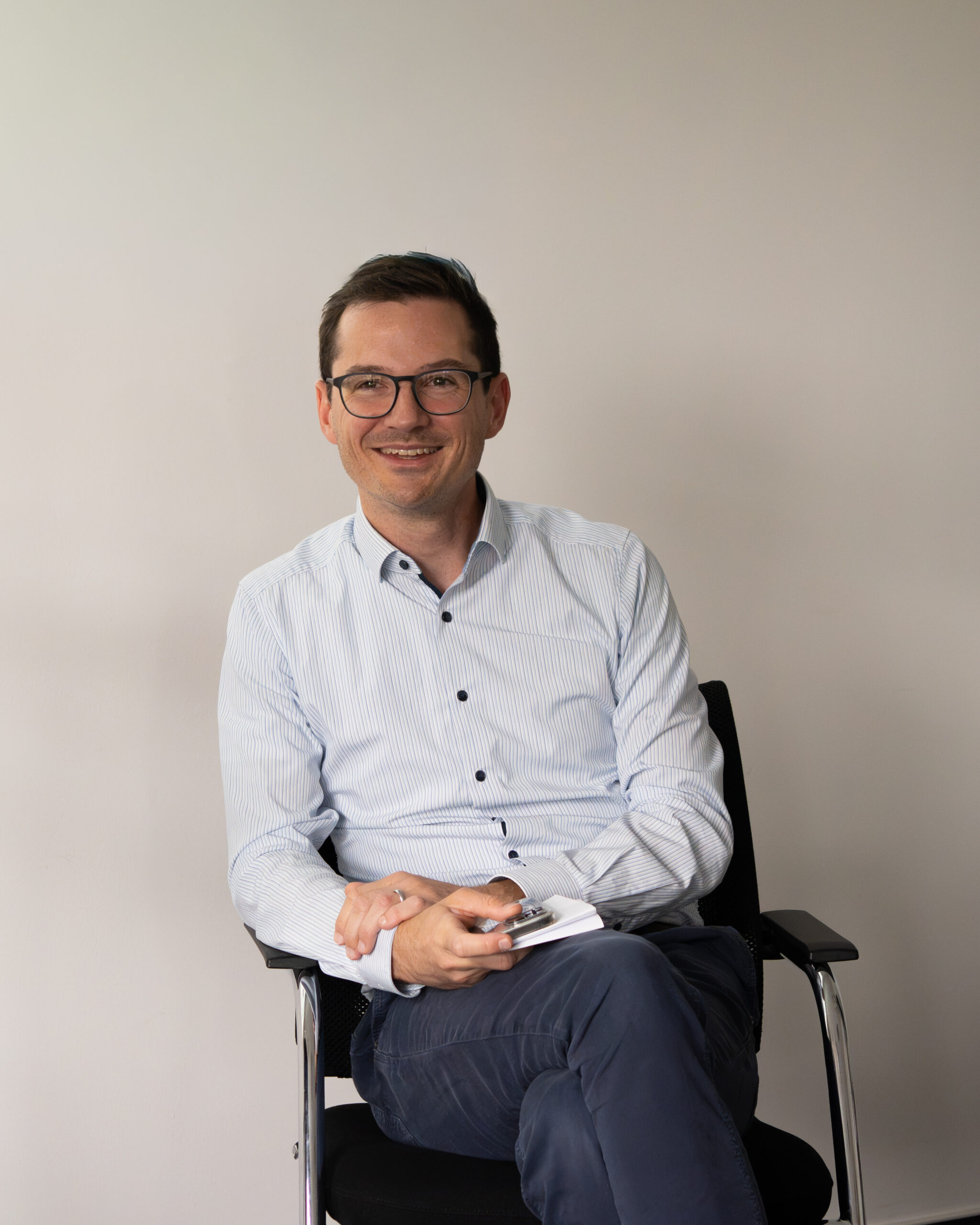 CFO Alex begrüßt neue Mitarbeitende bei New@Hermes